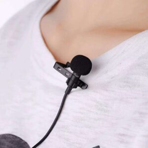 Lavalier clip on microphone